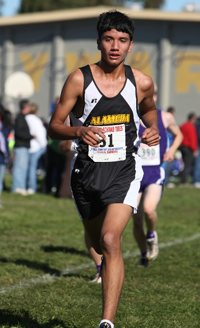 NCS XC D2 Boys-045.JPG - 2009 North Coast Section Cross Country Championships, Hayward High School, Hayward, California